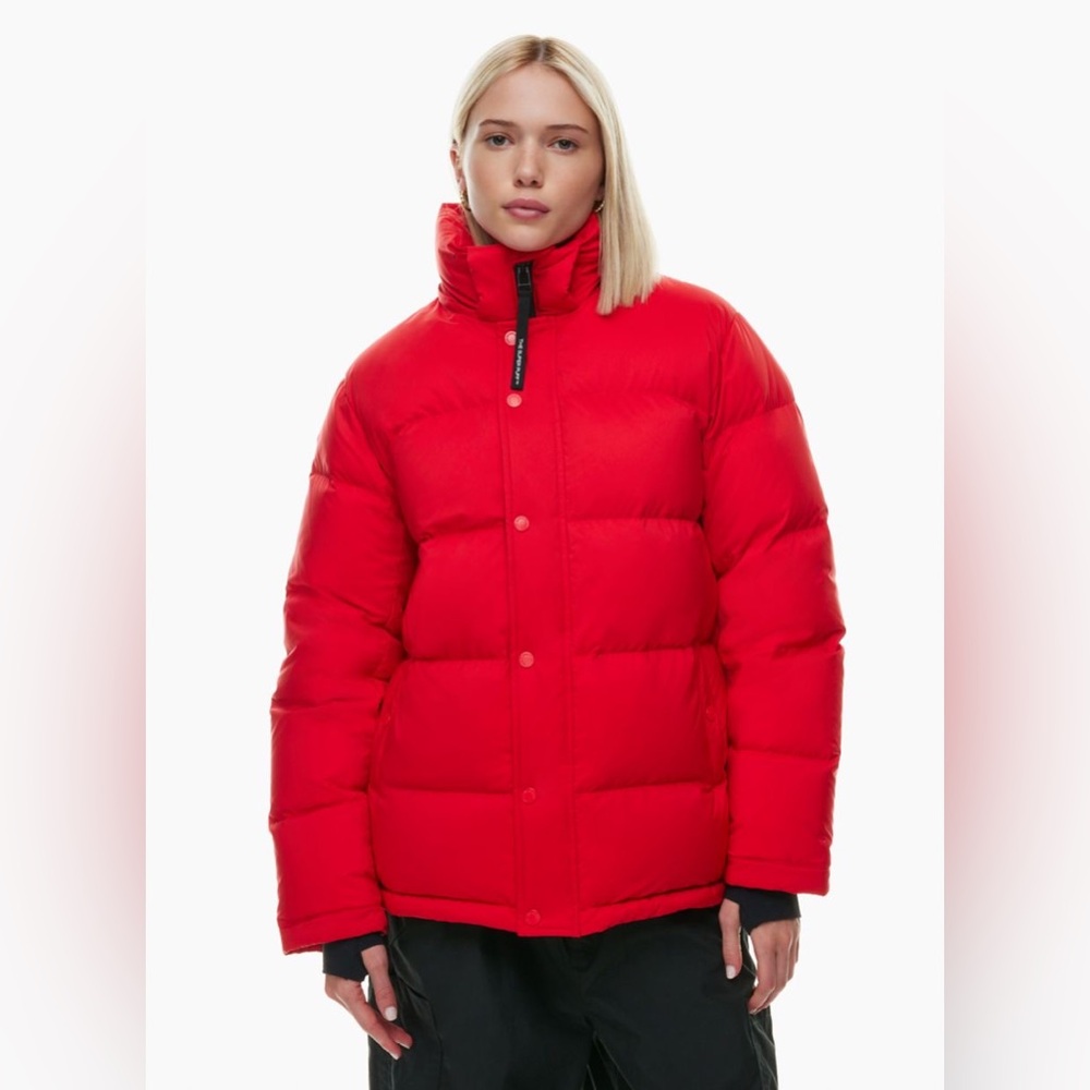 Aritzia Red Super Puff